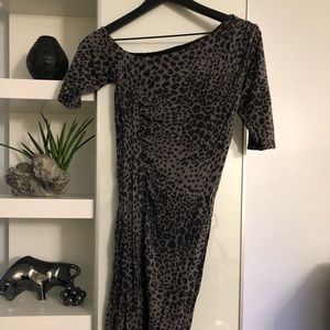 Mini animal print guess dress